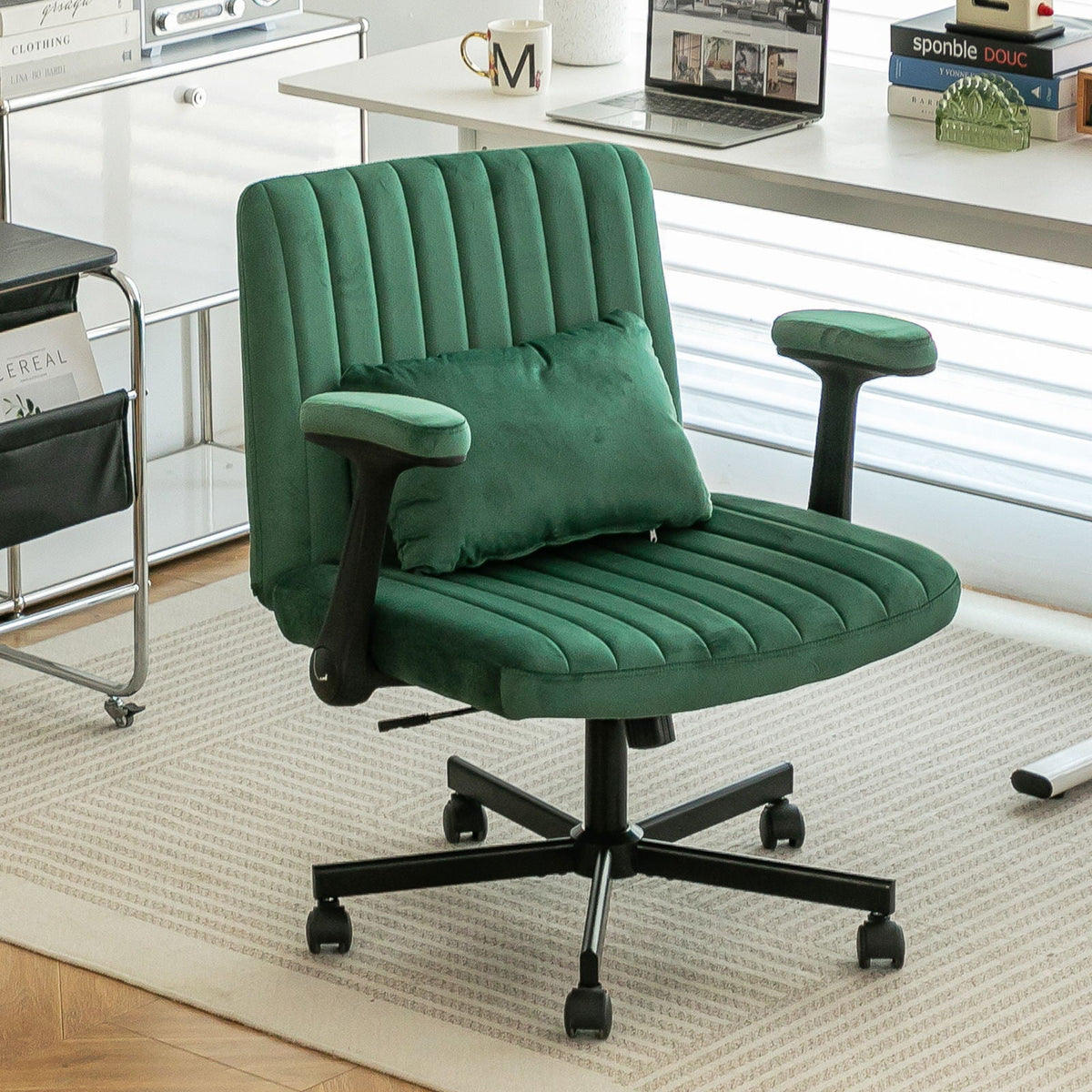 Criss Cross Armrest Office Chair With Wheels, photo 26 of 40