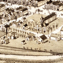 Vintage Map of Alma, Michigan 1885