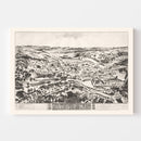 Vintage Map of Ballardvale, Massachusetts 1885