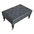 Buffalo - Ottoman With Castor Legs by HouseOfZazla