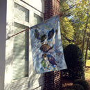 Crab House Flag 28x40 Porch Sleeve Pole Decorative Outside Yard Banner Artwork Wall Hanging, Polyester