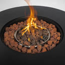30" Propane Gas Fire Pit Table, 50000 BTU Round Steel Fire Pit by HouseOfZazla