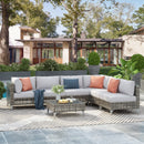 K&K 7-Piece Wicker Patio Furniture Set
