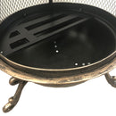 Solid Steel 36-in Tall Antique Bronze Chiminea Fire Pit