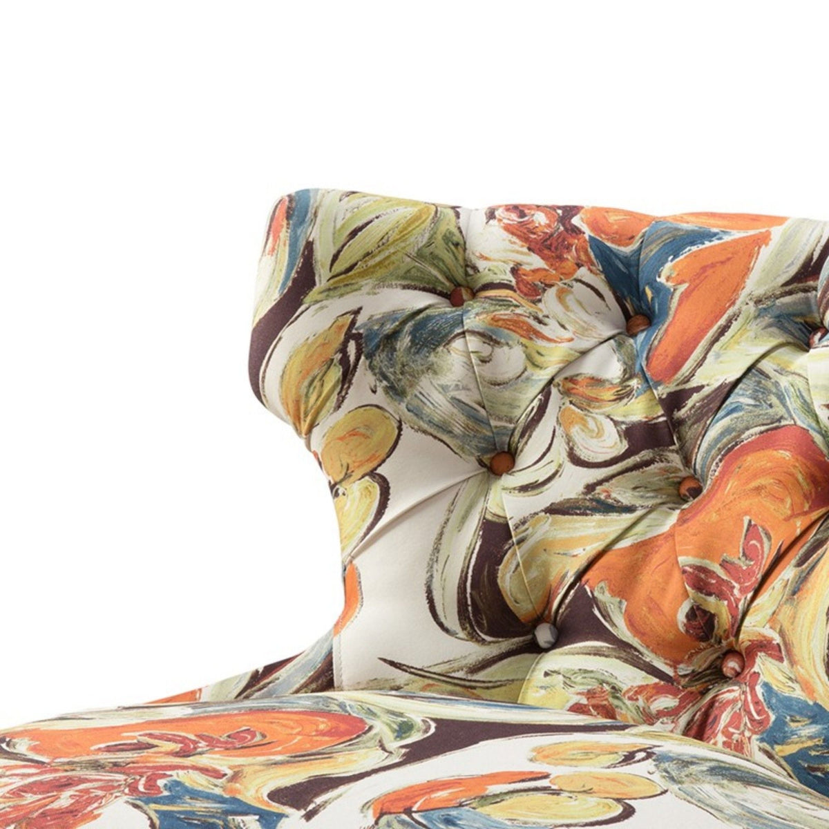 Erika - Accent Chair With Printed Upholstery - Multi, photo 4 of 5