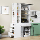 70.87"H Tall Storage Cabinet with Multi-functional Storage Space