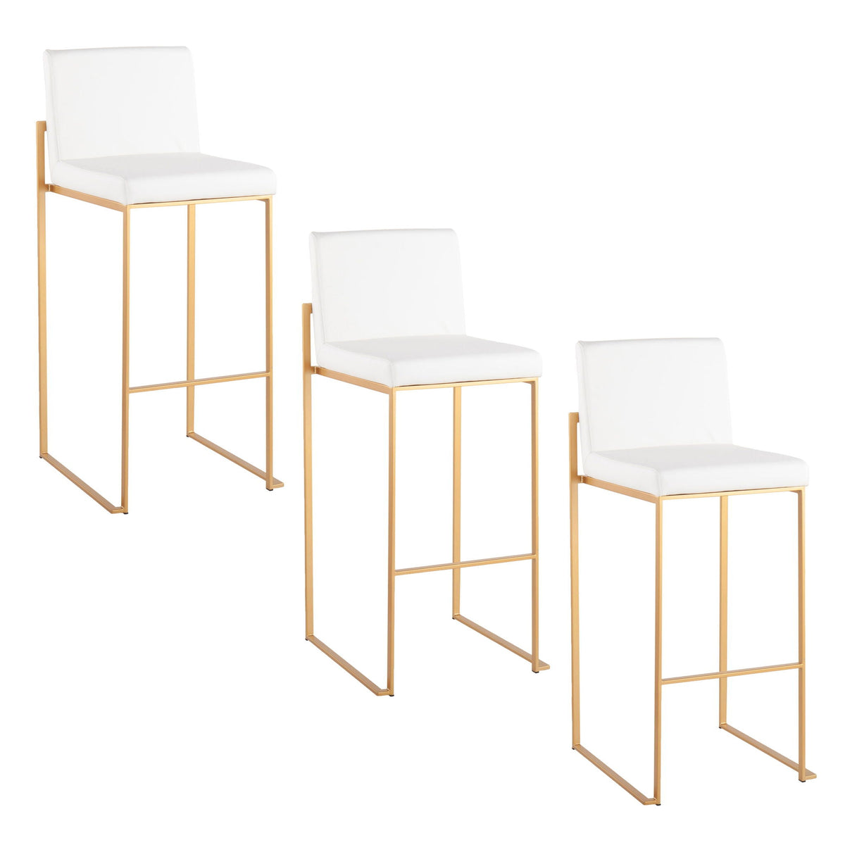 Fuji - Contemporary Design High Back Barstool, photo 9 of 40