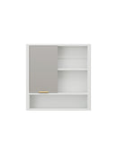 Modern Bathroom Mirror Cabinet with Open Shelves by HouseOfZazla