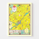 Vintage Map of Montreal Region, 1948