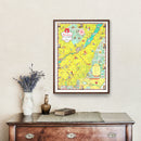 Vintage Map of Saguenay, 1948