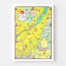 Vintage Map of Saguenay, 1948
