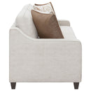 Mahaffey - 2 Piece Track Arm Living Room Set - Beige by HouseOfZazla