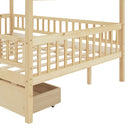House Bed With 2 Drawers