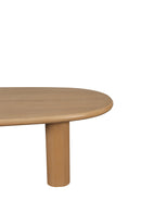 51" Tapered Tabletop Coffee Table (NATURAL WOOD)