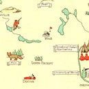 Vintage Map of Maine 1934