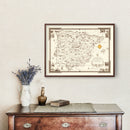 Vintage Pictorial Map of Spain & Portugal, 1935