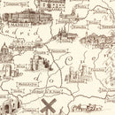 Vintage Pictorial Map of Spain & Portugal, 1935