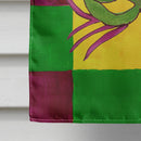 Mardi Gras Mask House Flag 28x40 Porch Sleeve Pole Decorative Outside Yard Banner Artwork Wall Hanging, Polyester