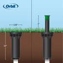 2-inch Professional Pressure-Regulating Pop-Up Spray Head Sprinkler with 4-foot Adjustable Nozzle | 80301