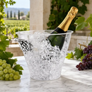 Grape Handle Acrylic Ice Bucket by Arthur Court Designs
