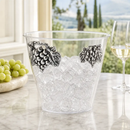 Grape Handle Acrylic Ice Bucket by Arthur Court Designs