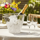 Grape Handle Acrylic Ice Bucket by Arthur Court Designs