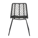 DEJA Chair 2PCS with 2 Cushions, Gray