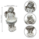 21.06" Tall Weathered Angel Cherub Garden Statue by HouseOfZazla