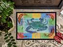 Crab Doormat Indoor Outdoor 24H X 36W Front Door Mat Rugs for Entryway, Non Slip Washable Low Pile,