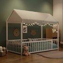 Montessori Floor Bed Frame With House Shape by HouseOfZazla