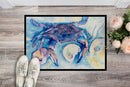 Crab   Doormat Indoor Outdoor 24H X 36W Front Door Mat Rugs for Entryway, Non Slip Washable Low Pile,