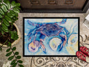 Crab   Doormat Indoor Outdoor 24H X 36W Front Door Mat Rugs for Entryway, Non Slip Washable Low Pile,