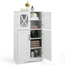 5-Piece Modern Bathroom Suite: Over The Toilet Cabinet + Smart Toilet Bidet + Oval Sink + Floor Cabinet + Clothes Dryer by LJGDeals