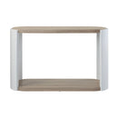 Zoma High Gloss Sofa Table - Oak / White
