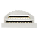 Upholstery Daybed Frame With Shell Shaped Backrest by HouseOfZazla