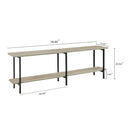 Celine - 2 Shelf Console Table by HouseOfZazla