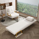 3 In 1 Convertible Folding Sofa Bed With Adjustable Backrest And Pillow by Unique Piece Furniture