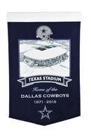 Dallas Cowboys Texas Stadium Wool Banner by Dynasty Sports & Framing