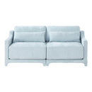 Elegant Sofa With Ergonomic Design And Lumbar Pillows by HouseOfZazla
