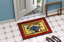 Crab Doormat Indoor Outdoor 24H X 36W Front Door Mat Rugs for Entryway, Non Slip Washable Low Pile,