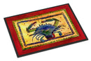 Crab Doormat Indoor Outdoor 24H X 36W Front Door Mat Rugs for Entryway, Non Slip Washable Low Pile,