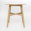 Wood Counter Height Round Dining Table