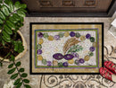 Mardi Gras Beads Doormat Indoor Outdoor 24H X 36W Front Door Mat Rugs for Entryway, Non Slip Washable Low Pile,