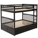 Bunk Bed With Drawers, Convertible Design by HouseOfZazla
