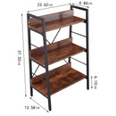 3 LAYER DISPLAY Bookshelf H Ladder Shelf Storage Shelves Rack Shelf Unit METAL FRAME, Tigger, 1 pc per carton