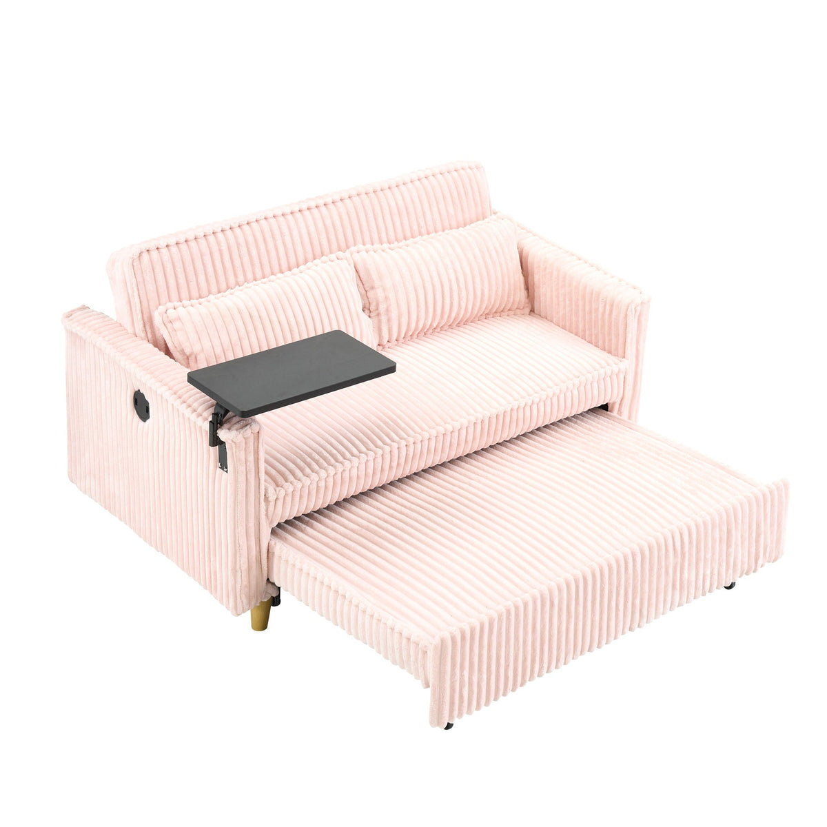 Pull Out Sofa With Movable Tabletop And USB Ports, photo 30 of 40