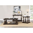 Byer - Rectangular Side End Table Coffee - Coffee