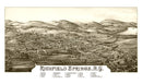 Vintage Map of Richfield Springs, New York 1885