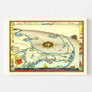 Vintage Map of Cape Cod, 1938