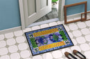 Crab Doormat Indoor Outdoor 24H X 36W Front Door Mat Rugs for Entryway, Non Slip Washable Low Pile,